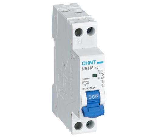 INTERRUTTORE M/T 1P+N 3A CURVA C 4.5KA 1M NON ACCOPP. - CHT 190232