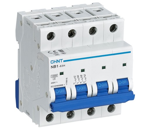 INTERRUTTORE M/T 4P 10A CURVA D 10KA - CHT 179922