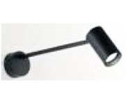 LAMPADA PARETE SOFFITTO ORIENTABILE ST/LUNGO D.55X410 NERO - ISY 787
