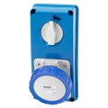 PRESA CEE 2P+T 16A PARETE IP67230V SENZA FONDO CON INTERRUT. - GEW GW66304N