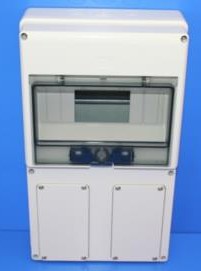 SCAT.EST.X 2PRESA CEE+8DIN IP55 X COMPATTE - GEW GW66492
