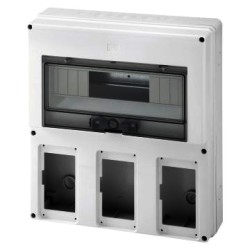 SCAT.EST.X 3PRESA CEE+12DIN IP55 X COMPATTE - GEW GW66493