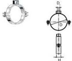 COLLARE ZINCATO M10 D.110 PUNTO FISSO/PUNTO SCORREVOLE - VAL VS0396031
