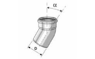 CURVA PP3 HTB D.50 30° - VAL VS0504027