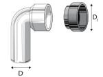 CURVA TECNICA HTSW D.50/53,5 SENZA MORSETTO - VAL VS0518117