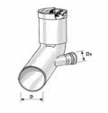 CURVA WC PROLUNGATA D.110 CON ATTACCO SX D.40 - VAL VS0545001