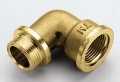 1563 RACCORDO OTTONE CURVO M/F CON FLANGIA 1X1" - TIE 1500033