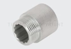 1530C PROLUNGA FILETTATA CROMATA M-F BARRA 1,5CM 1/2"X1/2" - TIE 1500069