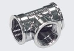 1570C RAC TEE F-F-F 3/8"X3/8"X3/8" CROMO LUCIDO - TIE 1500545