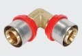 1653 RAC CURVO DOPPIO A PRESS TUBO AL-PEX D.20-20 - TIE 1650006