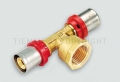 1659 RAC TEE F A PRESS TUBO AL-PEX D.26X3/4"X26 - TIE 1650048