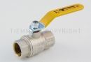 2200G VALVOLA SFERA NI URAGANO GAS F-F 1" ISO7 LEVA ACCIAIO - TIE 2210007