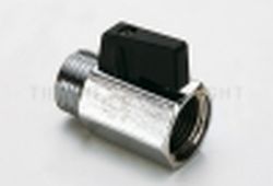 2901 MINIVALVOLA SFERA CR M-F 1/2" LEVA NERA - TIE 2900001