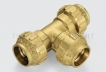 3467CR RAC TEE A COMPRES TUBO PE/PEHD/PEX D.20-20-20 - TIE 3400033