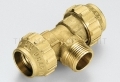3468CR RAC TEE M A COMPRES TUBO PE/PEHD/PEX D.20X1/2"X20 - TIE 3400088