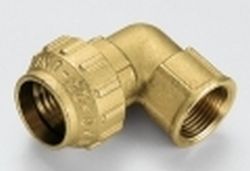 3465CR RAC CURVO F A COMPRES TUBO PE/PEHD/PEX D.32X1" - TIE 3400162