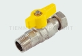 2261G VALVOLA SFERA GAS DIRITTA CON GIRELLO. M/F 1/2" - TIE 2220007
