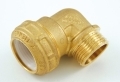 3464 RAC TOF/F TEFLON CURVO A TUBO PE/PEHD/PEX D.25X3/4" - TIE 3430014