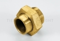 1557 RAC DIRITTO 3PZ F-F TENUTA CONICA 1/2"X1/2" - TIE 1500186