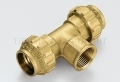 3469CR RAC TEE F A COMPRES TUBO PE/PEHD/PEX 25X3/4"X25 - TIE 3400030