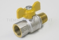 2221G VALVOLA SFERA NI URAGANO GAS M-F 3/4" - TIE 2210008