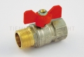2371R07 VALVOLA SFERA NI TORNADO ACQUA M-F 1" - TIE 2380009