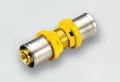 2651 RAC DIRITTO DOPPIO A PRESS TUBO AL-PEX GAS D.20X16 - TIE 2650042