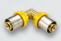 2653 RAC CURVO DOPPIO A PRESS TUBO AL-PEX GAS D. 20X20 - TIE 2650021