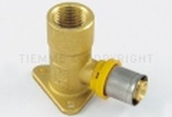 2656 RAC FLANGIA H53 A PRESS TUBO AL-PEX GAS D. 16X1/2" - TIE 2650014