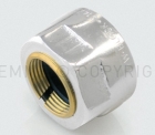 1240C DADO CR LUCIDO+OGIVA WBLOCK TUBO CU D.12 ATT.1/2"(16) - TIE 1440050