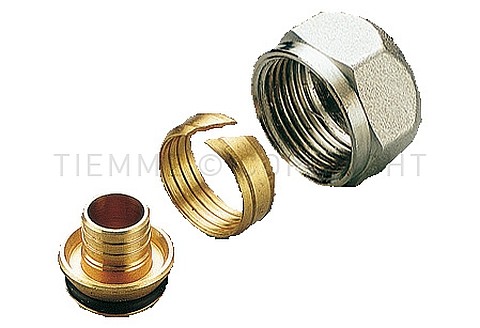 1436N ADATTATORE NI TUBO PE-X D. 17 2,0 SU ATT. 3/4"(18)EUR - TIE 1440012