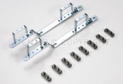1863 COPPIA SUPPORTI COLL FLOOR 1" - TIE 1810032