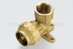 3466CR RAC FLANGIA A COMPRES TUBO PE/PEHD/PEX D. 25X3/4" - TIE 3400046