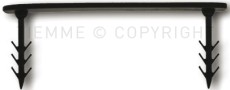 4527 GRAFFETTA PLASTICA ALETTE ANCORAGGIO FISS. RETE H.28MM - TIE 4500018
