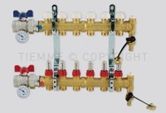 3873 COPPIA COLL FLOOR DI DISTR FLUSSIM VALV. 1"07D 3/4"(18) - TIE 3850009