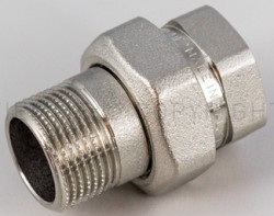 1555N RAC DIRITTO 3PZ M-F NI ORING 1/2"X1/2" - TIE 1500073