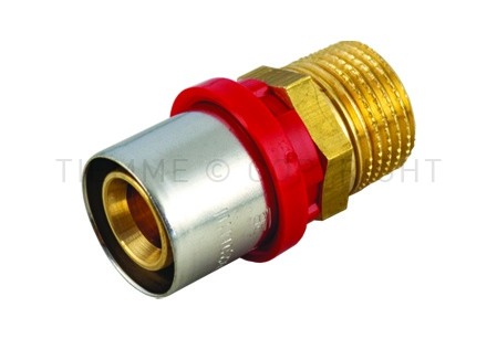 1650CT RAC DIRITTO M COMPACT A PRESS TUBO A 16X2,0-3/4" - TIE 1660031