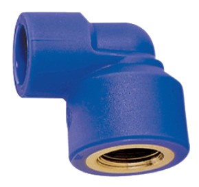 RACCORDO PPR GOMITO 40X1 90° BLU - PLAS 16GF240-B