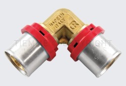 1653CT RAC CURVO DOPPIO COMPACT A PRESS TUBO M.20X2,0-20X2,5 - TIE 1660101