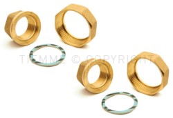 1557SET KIT ATTACCO POMPA CW617N F SEDE PIANA 1"1/4F.X2 - TIE 1500440