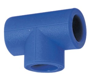 RACCORDO PPR TEE BLU D.63 - PLAS 14TE630-B