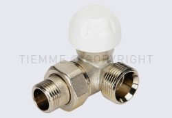 3227DX VALVOLA COASSIALE NI RADIATORE TERMOS.D.1/2"G-3/4"X18 - TIE 3300121