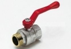 2361 VALVOLA SFERA NI MISTRAL ACQUA M-F 1"1/2 MANIGLIA ROSSA - TIE 2360029