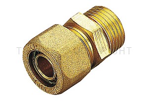 1400 RAC DIRITTO M A COMPRES TUBO PE-X D.15X2,5-1/2" - TIE 1400010
