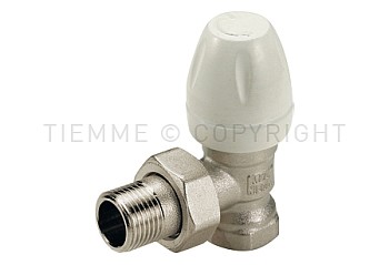3306 VALVOLA 90° NI RADIATORE TERMOSTATIZZA 1/2"G-1/2"G - TIE 3300005