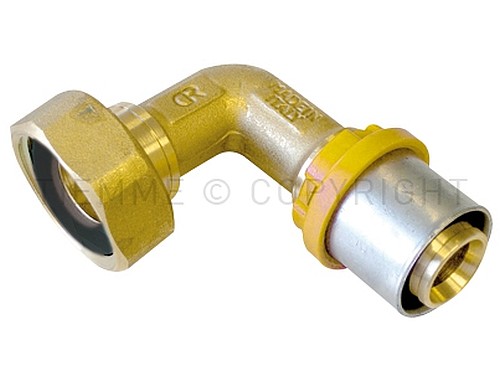 2660BP RACCORDO CURVO CON GIRELLO E GUARNIZIONE 20X2,4-3/4" - TIE 2650024