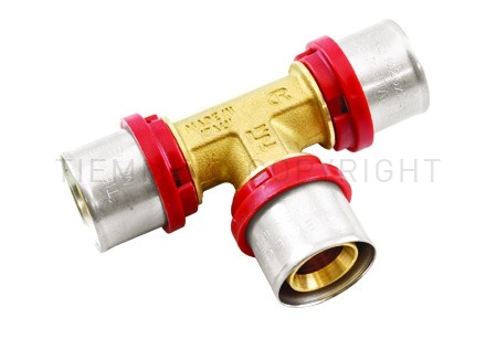 1657 RAC TEE A PRESS TUBO AL-PEX Ø 32-32-26 - TIE 1650119