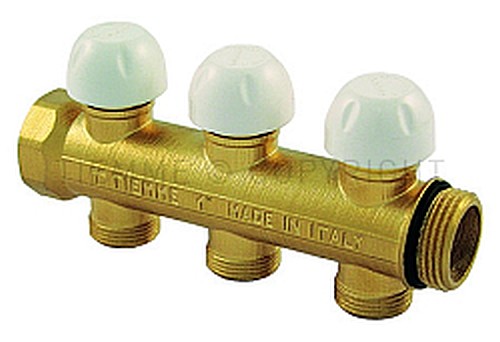 3046 COLLETTORE FLOOR MANOPOLA TERMOST. 1"1/4G 2VIE 3/4"(18) - TIE 3040133