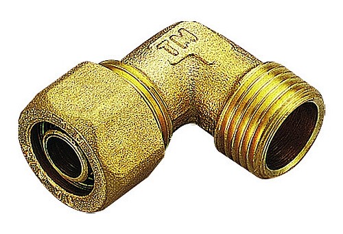 1404 RAC CURVO M A COMPRES TUBO PE-X D.20 SP.2,8 1/2" - TIE 1400176