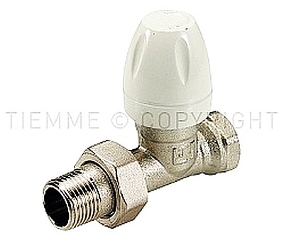 3305 VALVOLA DIRITTA NI RADIATORE TERMOSTATIZZAB.1/2"G-1/2"G - TIE 3300013